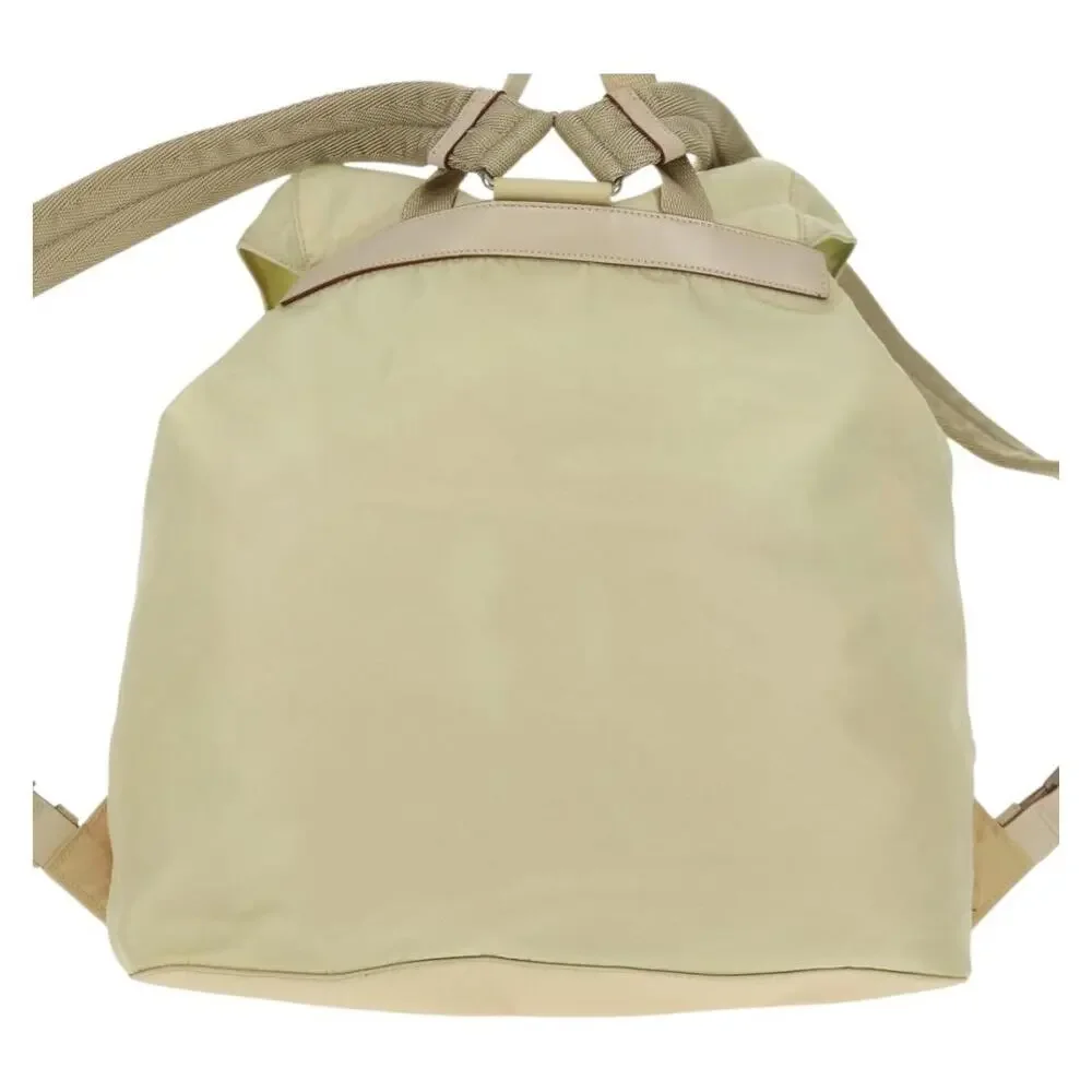 Prada Nylon Backpack Beige